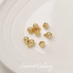 18k gold color baroque irregular stone beads loose beads handmade DIY string bracelet necklace accessories - Image 11