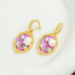 Medieval Monet Garden Oil Painting Necklace Pendant Handmade Beaded DIY Material Bracelet Necklace Accessories - Image 14