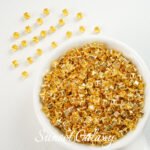 [3mm] 18k gold plated square zircon rhinestone claw drill handmade diy material beaded bracelet necklace accessories - Image 25