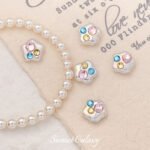 Diamond Baroque Acrylic Pearl Butterfly Star Separated Beads Loose Beads Handmade DIY Bracelet Necklace Jewelry Accessories - Image 7