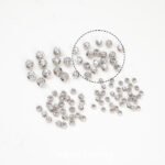 Color-preserving 18K Gold Flower Cross-cut Beaded Melon Pattern Beads Handmade DIY Beaded Bracelet Necklace Earrings Accessories - Image 16