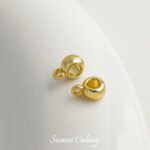 Gold-plated Tee Pendant Beaded High Color Handmade DIY Bracelet Necklace Beaded Beaded Jewelry Accessories Material - Image 6