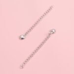 18k Gold Plated Love Star Bracelet Tail Chain Necklace Extension Chain DIY Handmade Beaded Material Jewelry Accessories - Image 7