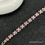 Kit 117 (Tutorial Ready) | DIY Bracelet Kit with 5A Zircon Beads | All-Inclusive Beginner Jewelry Making Gift for Women | Video Guide Included | Finished Product - Image 4