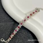 Kit 117 (Tutorial Ready) | DIY Bracelet Kit with 5A Zircon Beads | All-Inclusive Beginner Jewelry Making Gift for Women | Video Guide Included | Finished Product