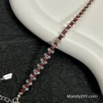 Kit 383 (Tutorial Ready) | DIY Bracelet Kit with 5A Zircon Beads | All-Inclusive Beginner Jewelry Making Gift for Women | Video Guide Included | Finished Product