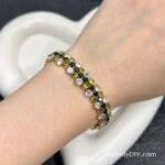 Kit 557 (Tutorial Ready) | DIY Bracelet Kit with 5A Zircon Beads | All-Inclusive Beginner Jewelry Making Gift for Women | Video Guide Included | Finished Product - Image 2