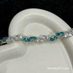 Kit 558 | DIY Bracelet Kit with 5A Zircon Beads | All-Inclusive Beginner Jewelry Making Gift for Women | Video Guide Included | Finished Product - Image 3