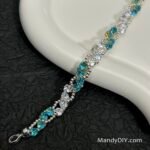 Kit 558 | DIY Bracelet Kit with 5A Zircon Beads | All-Inclusive Beginner Jewelry Making Gift for Women | Video Guide Included | Finished Product