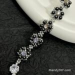 Kit 560  | DIY Bracelet Kit with 5A Zircon Beads | All-Inclusive Beginner Jewelry Making Gift for Women | Video Guide Included | Finished Product