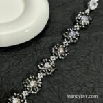 Kit 560  | DIY Bracelet Kit with 5A Zircon Beads | All-Inclusive Beginner Jewelry Making Gift for Women | Video Guide Included | Finished Product - Image 4