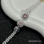 Kit 564 (Tutorial Ready) | DIY Bracelet Kit with 5A Zircon Beads | All-Inclusive Beginner Jewelry Making Gift for Women | Video Guide Included | Finished Product