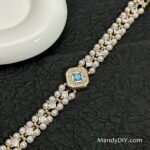 Kit 566 (Tutorial Ready) | DIY Bracelet Kit with 5A Zircon Beads | All-Inclusive Beginner Jewelry Making Gift for Women | Video Guide Included | Finished Product - Image 4