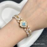 Kit 566 (Tutorial Ready) | DIY Bracelet Kit with 5A Zircon Beads | All-Inclusive Beginner Jewelry Making Gift for Women | Video Guide Included | Finished Product - Image 2