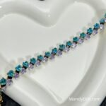 Kit 569 | DIY Bracelet Kit with 5A Zircon Beads | All-Inclusive Beginner Jewelry Making Gift for Women | Video Guide Included | Finished Product - Image 4