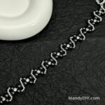 Kit 579 | DIY Bracelet Kit with 5A Zircon Beads | All-Inclusive Beginner Jewelry Making Gift for Women | Video Guide Included | Finished Product - Image 3