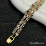 Kit 583 (Tutorial Ready) | DIY Bracelet Kit with 5A Zircon Beads | All-Inclusive Beginner Jewelry Making Gift for Women | Video Guide Included | Finished Product