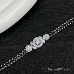 Kit 584 (Tutorial Ready) | DIY Bracelet Kit with 5A Zircon Beads | All-Inclusive Beginner Jewelry Making Gift for Women | Video Guide Included | Finished Product - Image 4