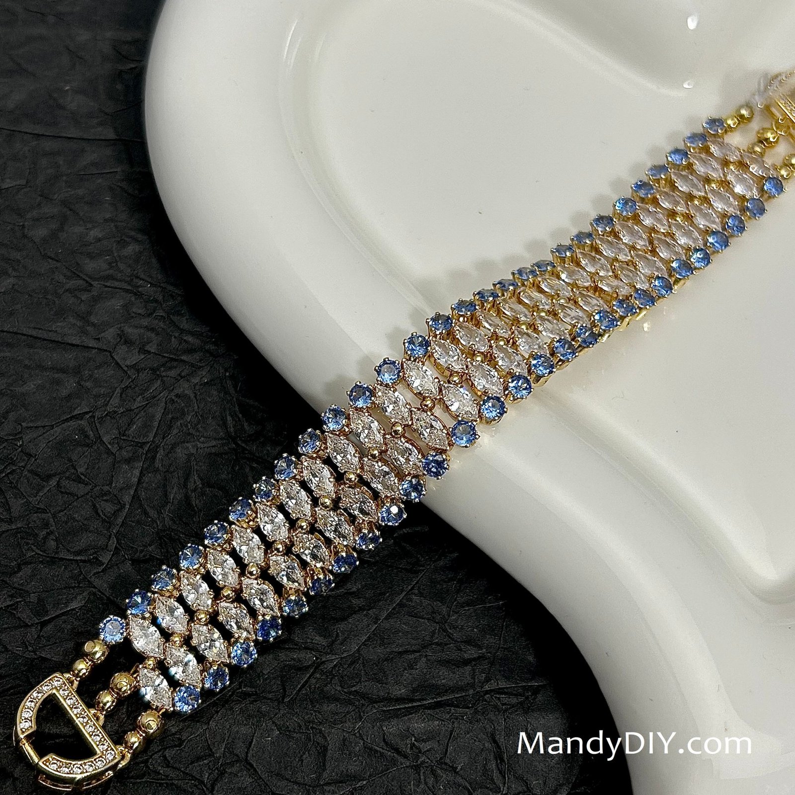 98-1 Kit 98 (Tutorial Ready) | DIY Bracelet Kit with 5A Zircon Beads | All-Inclusive Beginner Jewelry Making Gift for Women | Video Guide Included - Image 1