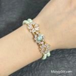 Kit 588 (Tutorial Ready) | DIY Bracelet Kit with 5A Zircon Beads | All-Inclusive Beginner Jewelry Making Gift for Women | Video Guide Included | Finished Product - Image 2