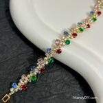 Kit 590 (Tutorial Ready) | DIY Bracelet Kit with 5A Zircon Beads | All-Inclusive Beginner Jewelry Making Gift for Women | Video Guide Included | Finished Product