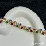 Kit 590 (Tutorial Ready) | DIY Bracelet Kit with 5A Zircon Beads | All-Inclusive Beginner Jewelry Making Gift for Women | Video Guide Included | Finished Product - Image 3