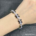 Kit 591 | DIY Bracelet Kit with 5A Zircon Beads | All-Inclusive Beginner Jewelry Making Gift for Women | Video Guide Included | Finished Product - Image 2