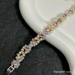 Kit 593 (Tutorial Ready) | DIY Bracelet Kit with 5A Zircon Beads | All-Inclusive Beginner Jewelry Making Gift for Women | Video Guide Included | Finished Product