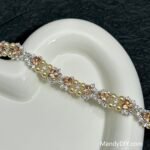 Kit 593 (Tutorial Ready) | DIY Bracelet Kit with 5A Zircon Beads | All-Inclusive Beginner Jewelry Making Gift for Women | Video Guide Included | Finished Product - Image 3