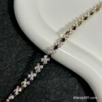 Kit 597A(Tutorial Ready) | DIY Bracelet Kit with 5A Zircon Beads | All-Inclusive Beginner Jewelry Making Gift for Women | Video Guide Included | Finished Product