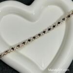 Kit 597A(Tutorial Ready) | DIY Bracelet Kit with 5A Zircon Beads | All-Inclusive Beginner Jewelry Making Gift for Women | Video Guide Included | Finished Product - Image 4