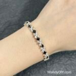 Kit 597A(Tutorial Ready) | DIY Bracelet Kit with 5A Zircon Beads | All-Inclusive Beginner Jewelry Making Gift for Women | Video Guide Included | Finished Product - Image 2