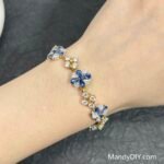 Kit 602 (Tutorial Ready) | DIY Bracelet Kit with 5A Zircon Beads | All-Inclusive Beginner Jewelry Making Gift for Women | Video Guide Included | Finished Product - Image 2