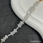 Kit 603 | DIY Bracelet Kit with 5A Zircon Beads | All-Inclusive Beginner Jewelry Making Gift for Women | Video Guide Included | Finished Product