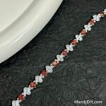 Kit 608(Tutorial Ready) | DIY Bracelet Kit with 5A Zircon Beads | All-Inclusive Beginner Jewelry Making Gift for Women | Video Guide Included | Finished Product - Image 3