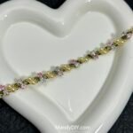 Kit 609 | DIY Bracelet Kit with 5A Zircon Beads | All-Inclusive Beginner Jewelry Making Gift for Women | Video Guide Included | Finished Product - Image 4