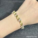 Kit 609 | DIY Bracelet Kit with 5A Zircon Beads | All-Inclusive Beginner Jewelry Making Gift for Women | Video Guide Included | Finished Product - Image 2