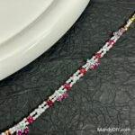 Kit 610 | DIY Bracelet Kit with 5A Zircon Beads | All-Inclusive Beginner Jewelry Making Gift for Women | Video Guide Included | Finished Product - Image 4