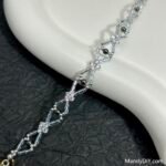 Kit 618 | DIY Bracelet Kit with 5A Zircon Beads | All-Inclusive Beginner Jewelry Making Gift for Women | Video Guide Included | Finished Product