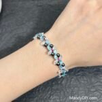 Kit 620 | DIY Bracelet Kit with 5A Zircon Beads | All-Inclusive Beginner Jewelry Making Gift for Women | Video Guide Included | Finished Product - Image 2