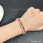 Kit 622 | DIY Bracelet Kit with 5A Zircon Beads | All-Inclusive Beginner Jewelry Making Gift for Women | Video Guide Included | Finished Product - Image 2