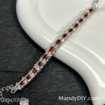 Kit 125 (Tutorial Ready) | DIY Bracelet Kit with 5A Zircon Beads | All-Inclusive Beginner Jewelry Making Gift for Women | Video Guide Included | Finished Product