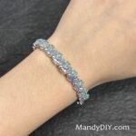 Kit 240 (Tutorial Ready) | DIY Bracelet Kit with 5A Zircon Beads | All-Inclusive Beginner Jewelry Making Gift for Women | Video Guide Included | Finished Product - Image 4