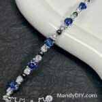 Kit 628 (Tutorial Ready) | DIY Bracelet Kit with 5A Zircon Beads | All-Inclusive Beginner Jewelry Making Gift for Women | Video Guide Included | Finished Product