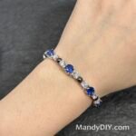 Kit 628 (Tutorial Ready) | DIY Bracelet Kit with 5A Zircon Beads | All-Inclusive Beginner Jewelry Making Gift for Women | Video Guide Included | Finished Product - Image 4