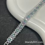 Kit 631 | DIY Bracelet Kit with 5A Zircon Beads | All-Inclusive Beginner Jewelry Making Gift for Women | Video Guide Included | Finished Product