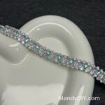 Kit 631 | DIY Bracelet Kit with 5A Zircon Beads | All-Inclusive Beginner Jewelry Making Gift for Women | Video Guide Included | Finished Product - Image 4