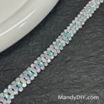 Kit 631 | DIY Bracelet Kit with 5A Zircon Beads | All-Inclusive Beginner Jewelry Making Gift for Women | Video Guide Included | Finished Product - Image 3