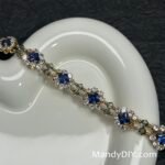 Kit 632A(Tutorial Ready) | DIY Bracelet Kit with 5A Zircon Beads | All-Inclusive Beginner Jewelry Making Gift for Women | Video Guide Included | Finished Product - Image 4