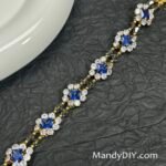 Kit 632A(Tutorial Ready) | DIY Bracelet Kit with 5A Zircon Beads | All-Inclusive Beginner Jewelry Making Gift for Women | Video Guide Included | Finished Product - Image 3